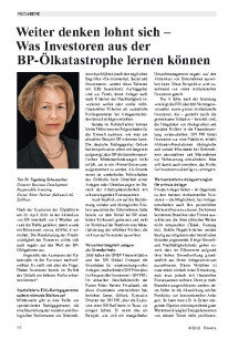 Was Investoren aus der BP-Ölkatastrophe lernen können